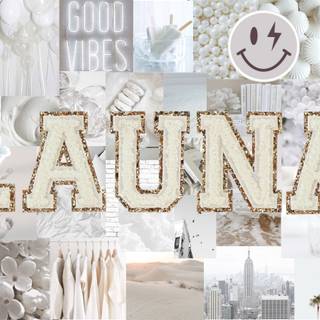 Preppy collage desktop wallpaper