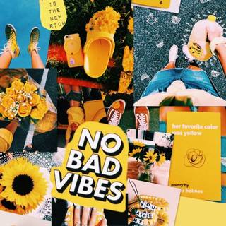 Positive collages wallpaper