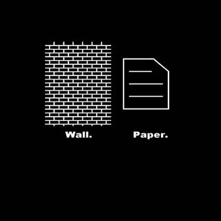 Minimal text wallpaper