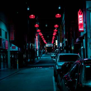 Alone street wallpaper