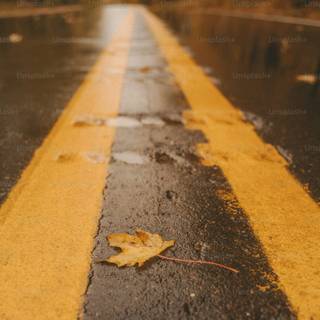 Alone street wallpaper