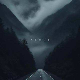 Alone street wallpaper