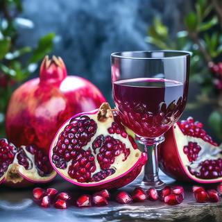 Pomegranate juice wallpaper