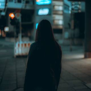 Alone street wallpaper