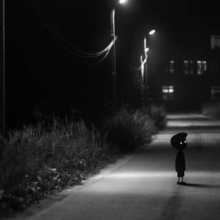 Alone street wallpaper