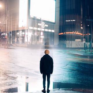 Alone street wallpaper