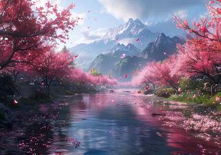 Sakura tree wallpaper