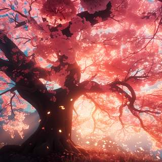 Sakura tree wallpaper