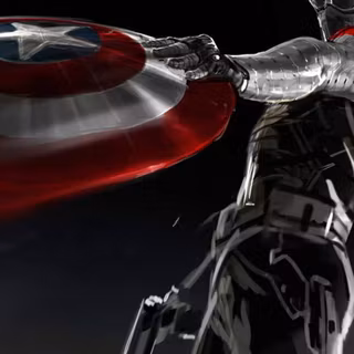 Winter Soldier logo iPhone wallpaper