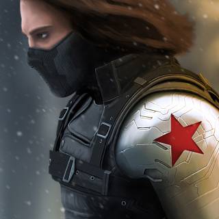 Winter Soldier logo iPhone wallpaper