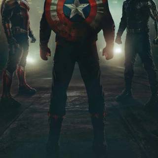 Winter Soldier logo iPhone wallpaper