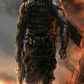 Winter Soldier logo iPhone wallpaper