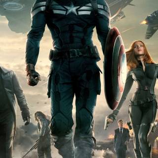 Winter Soldier logo iPhone wallpaper