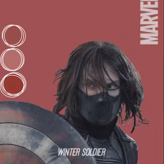 Winter Soldier logo iPhone wallpaper