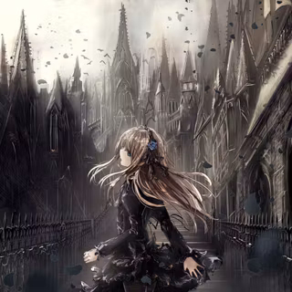 Gothic anime women wallpaper