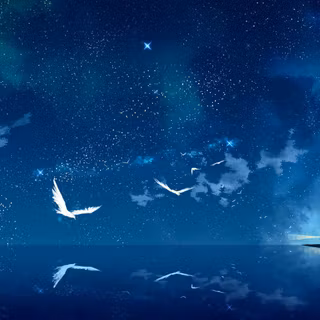 Sea anime 8k wallpaper
