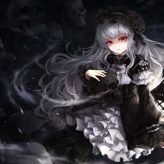 Gothic anime women wallpaper