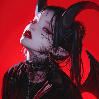 Gothic anime women wallpaper