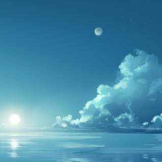 Sea anime 8k wallpaper