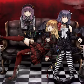 Gothic anime women wallpaper
