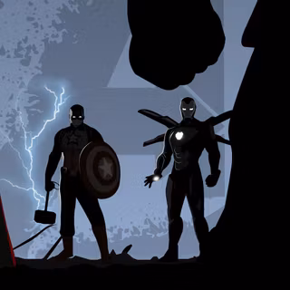 Marvel minimalist wallpaper