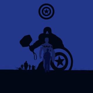 Marvel minimalist wallpaper