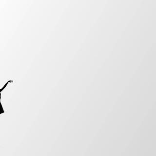 Minimalist dancer wallpaper