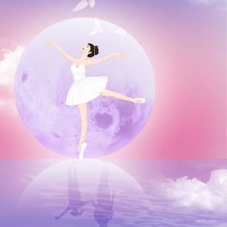 Minimalist dancer wallpaper