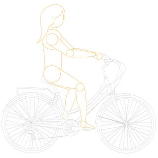 One-line bicycle wallpaper