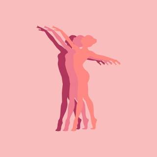 Minimalist dancer wallpaper