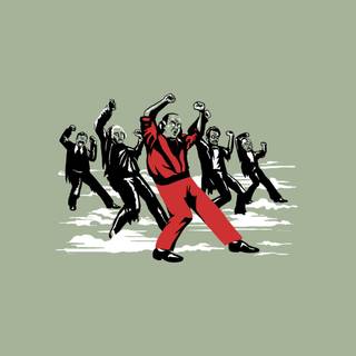 Minimalist dancer wallpaper