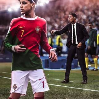 Cristiano Ronaldo Junior wallpaper