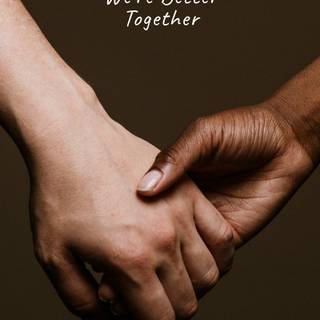 Couple holding hands wallpaper