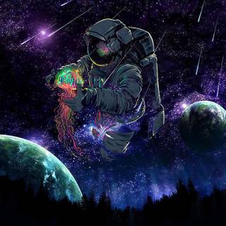 Spaceman PC wallpaper