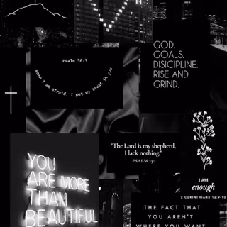 Dark aesthetic Christian wallpaper