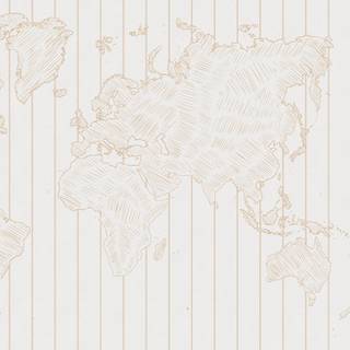 One-line world map wallpaper