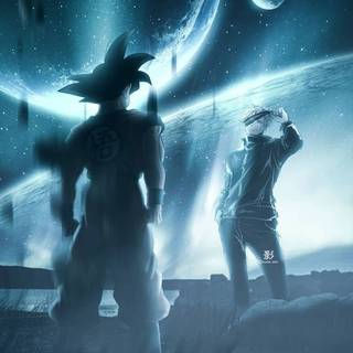 Gojo and Goku wallpaper