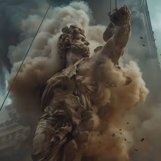 Statue of Zeus at Olympia wallpaper