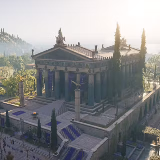 Statue of Zeus at Olympia wallpaper