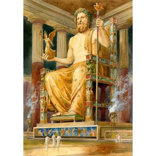 Statue of Zeus at Olympia wallpaper