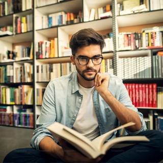 Book reader wallpaper