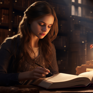 Book reader wallpaper