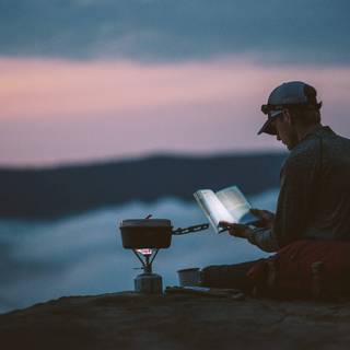 Book reader wallpaper