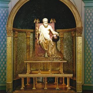 Statue of Zeus at Olympia wallpaper