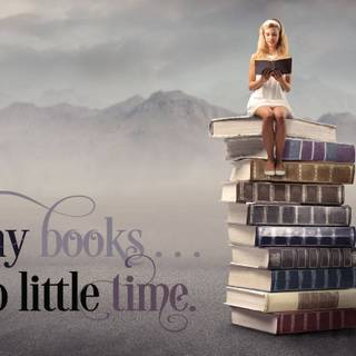 Book reader wallpaper