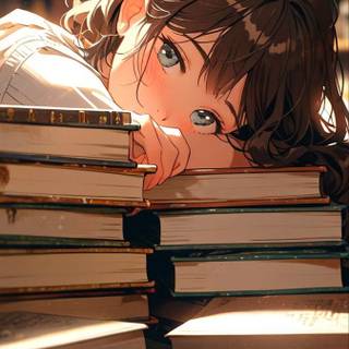 Book reader wallpaper
