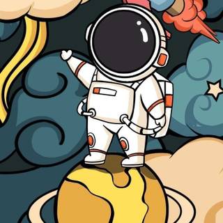 Astronaut cute wallpaper