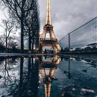 Rain Paris wallpaper