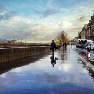 Rain Paris wallpaper