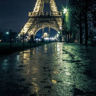 Rain Paris wallpaper